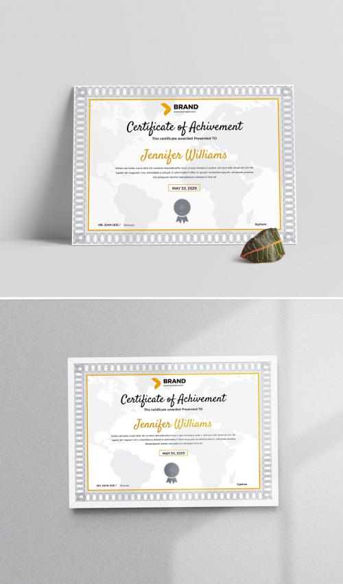 Achievement Certificate Layout - 462310484