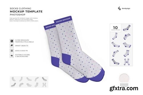 Socks Mockup Collections 14xPSD