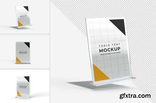 Table Tent Mockup Collections 14xPSD