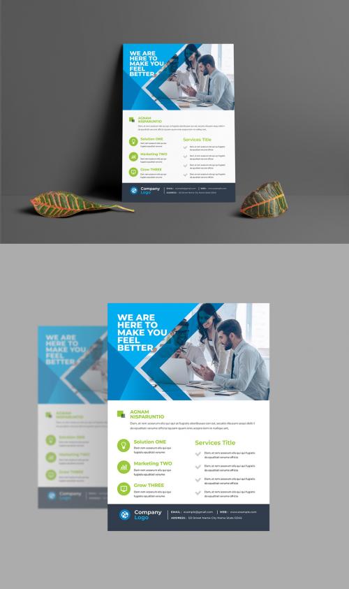 Corporate Flyer Layout - 462310609