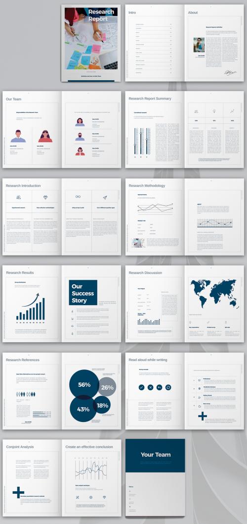 Research Report Brochure Layout - 462310655