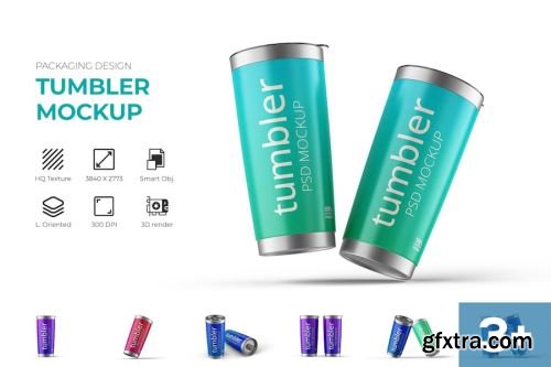 Tumbler Mockup Collections 15xPSD