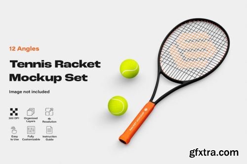 Tennis Mockup Collections 14xPSD