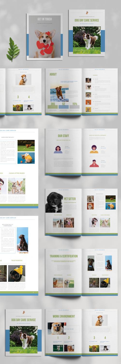 Dog Day Care Brochure Layout - 462310895