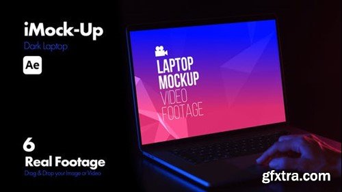 Videohive iMock-Up Dark Laptop 51066139