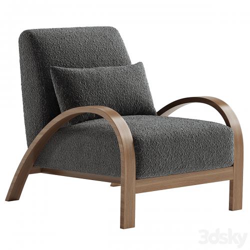 Boucle Bentwood Armchair