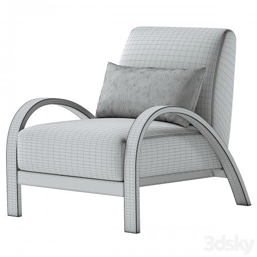 Boucle Bentwood Armchair