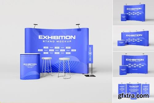 X Stand Banner Mockup Collections 15xPSD