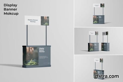 X Stand Banner Mockup Collections 15xPSD