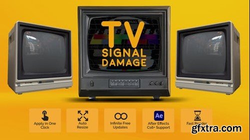 Videohive TV Signal Damage 51082060