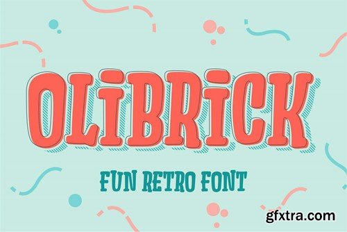 Olibrick - Fun Retro Font KWEHX6Y