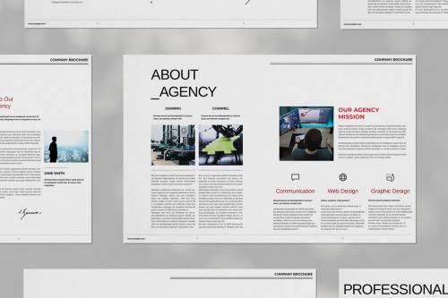 Company Project Proposal Brochure Layout Design