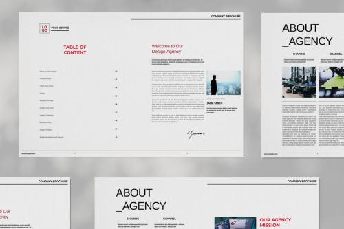 Company Project Proposal Brochure Layout Design