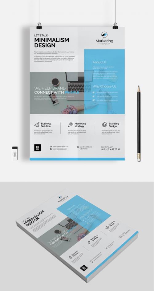 Clean Business Flyer - 462670344