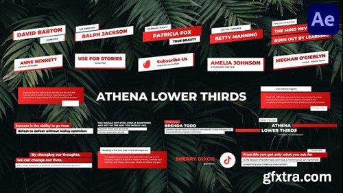 Videohive Athena Lower Thirds for After Effects 51058544