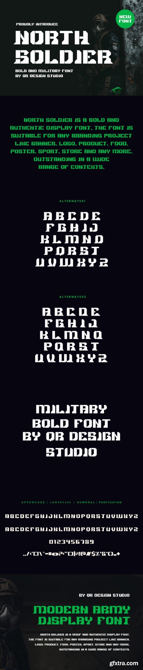 North Soldier Font