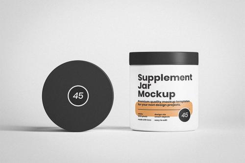 Supplement Jar Mockup Pack