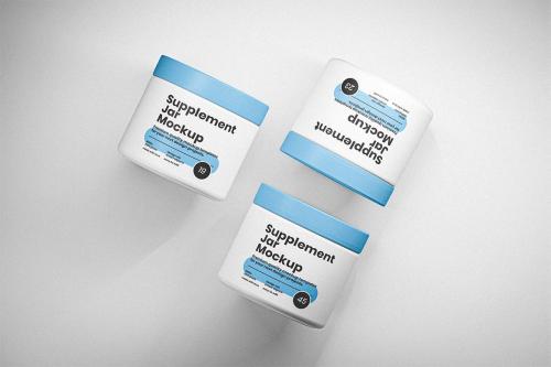 Supplement Jar Mockup Pack