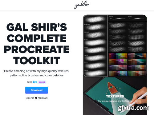Gal Shir\'s - Complete Procreate Toolkit
