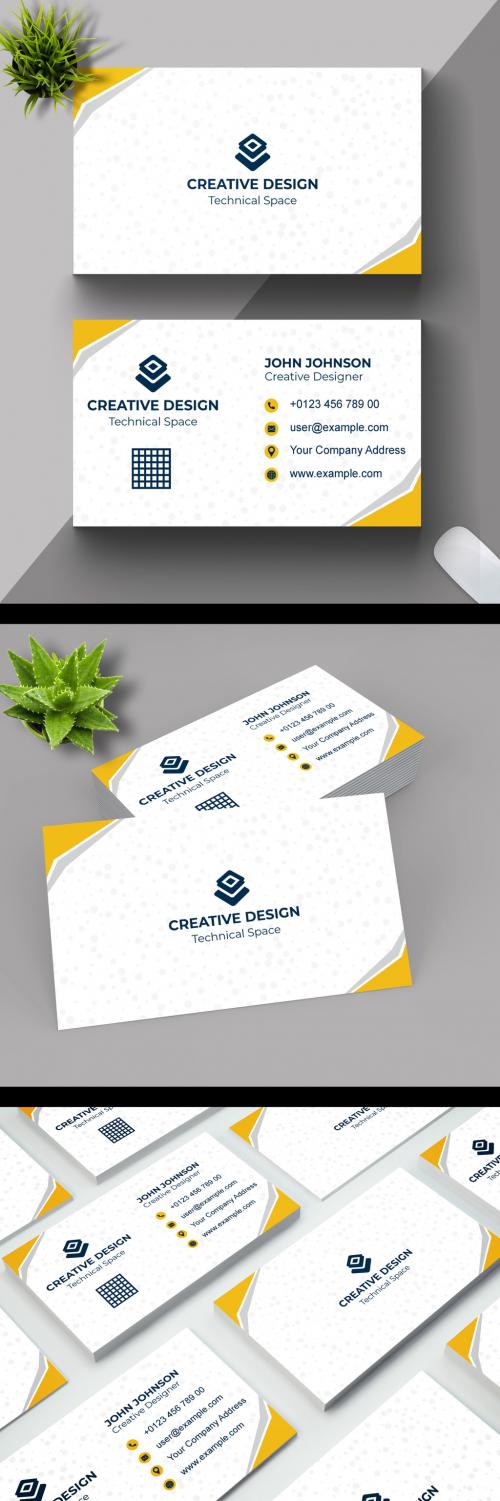 Business Card Layout - 462954546