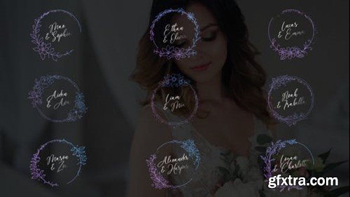 Videohive Wedding Titles - Circular Frames 51073535