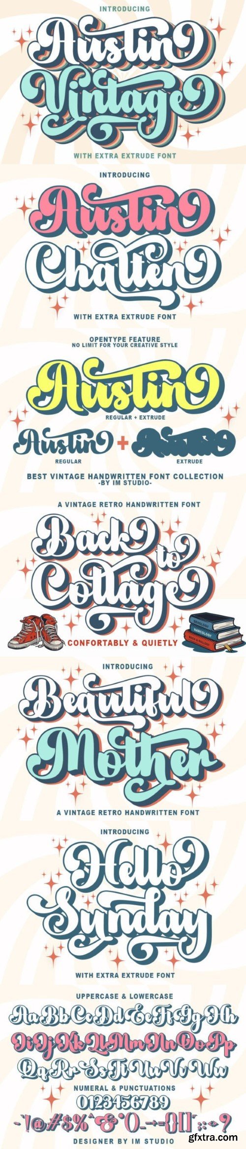 Austin Vintage Font