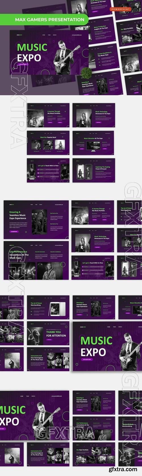 Music Expo Powerpoint Template JMXDRTG