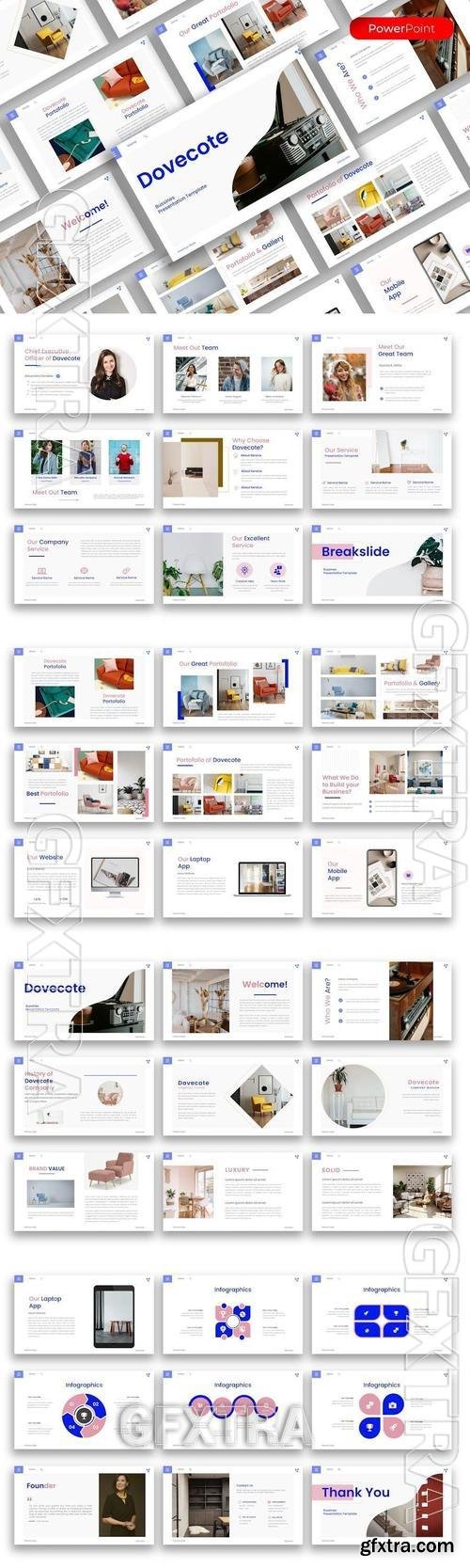 Dovecote-Business PowerPoint Template FV639JG