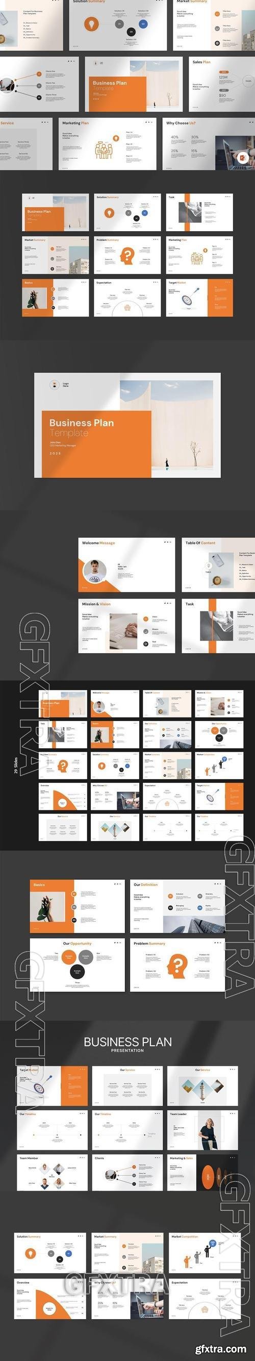 Business Plan Powerpoint Template RBDQXTU