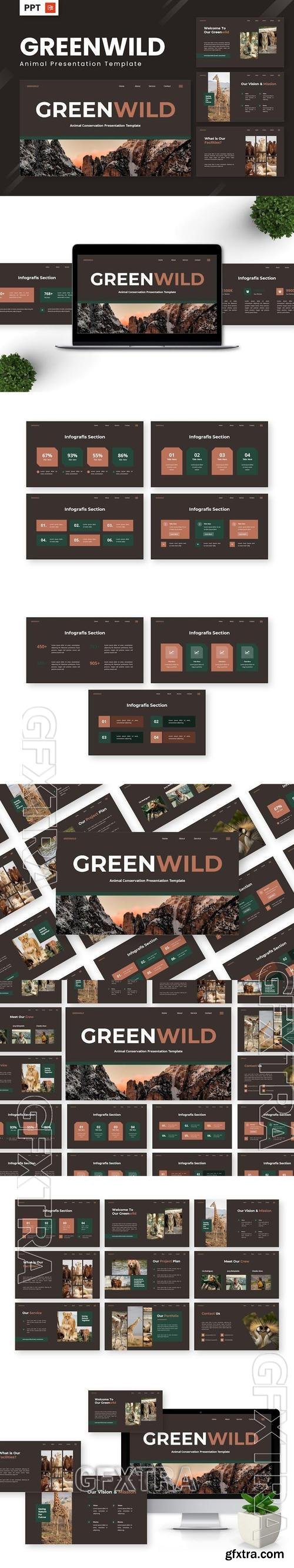 Greenwild - Animal Powerpoint Templates 6GVUUYL