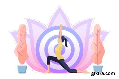 Yoga Vector Collections #1 14xEPS