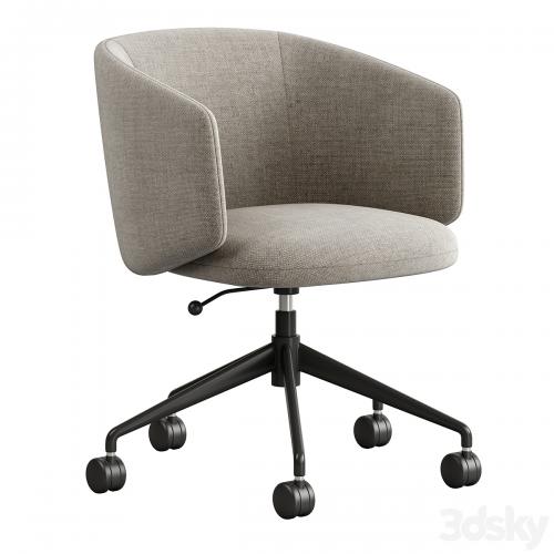 Crescent Swivel Chair