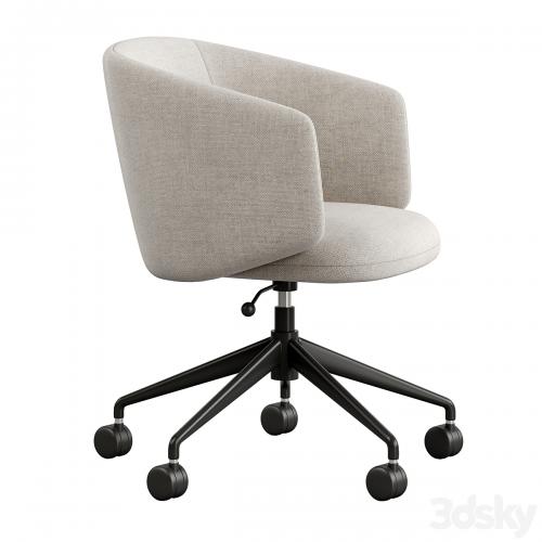 Crescent Swivel Chair