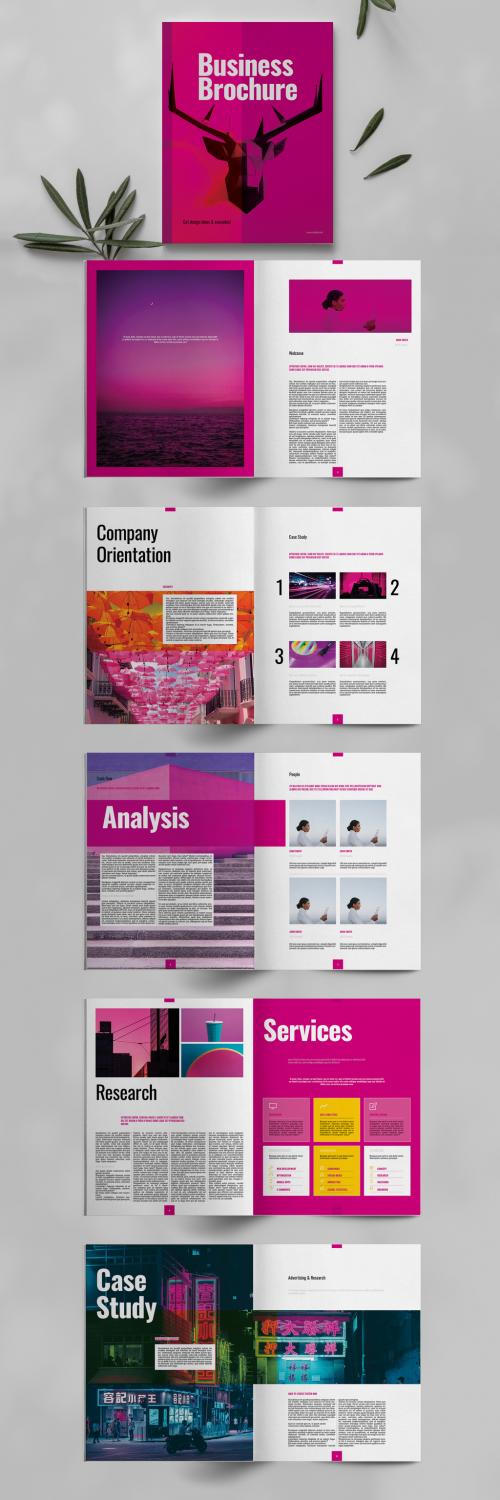 Magenta Business Brochure Layout - 463689715