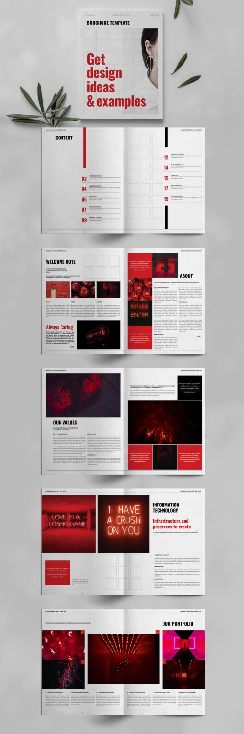 Red Business Brochure Layout - 463689719