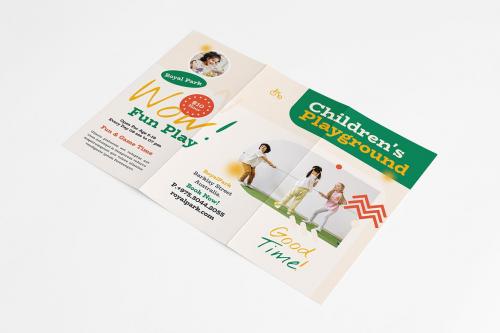 Children Playground Trifold Brochure