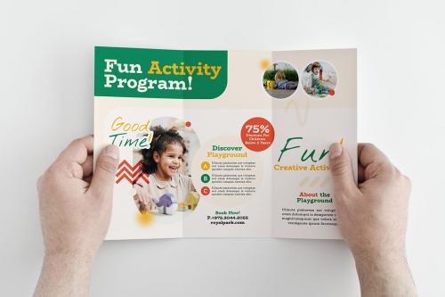 Children Playground Trifold Brochure