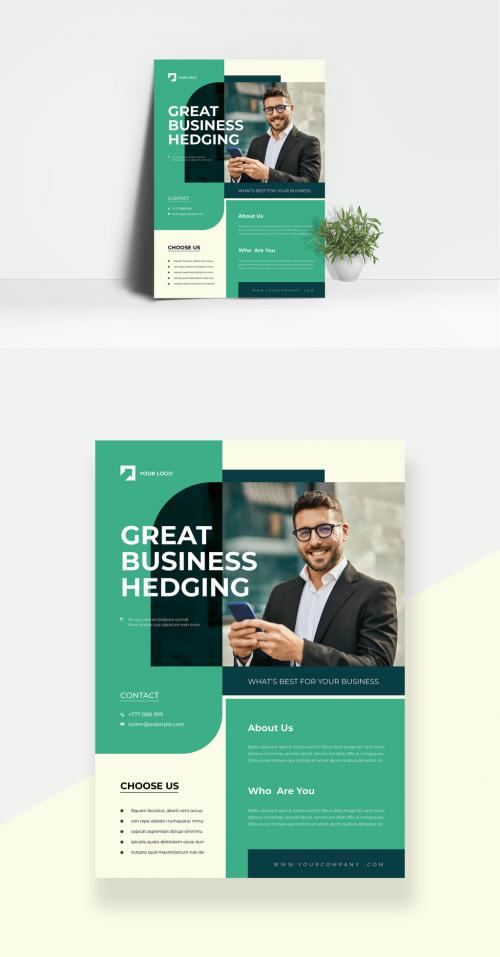 Simple Business Flyer - 463916327