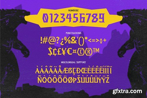 Fespyro - Gothic Sharp Serif Font MJHJKUN