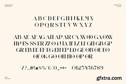 Onnier Elegant Ligature Serif Font Typeface 3RH4F7N
