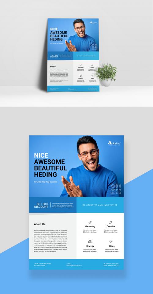 Cyan Business Flyer - 463916786