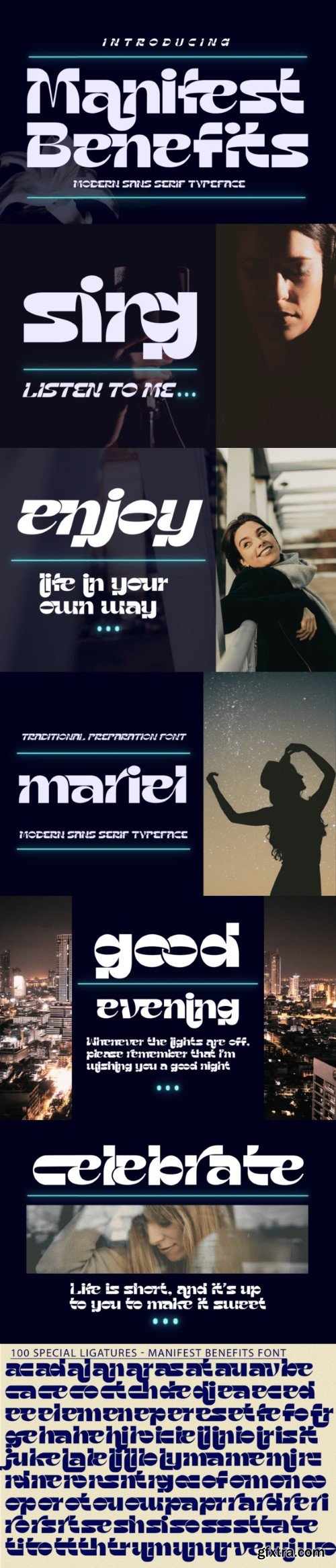 Manifest Benefits Font