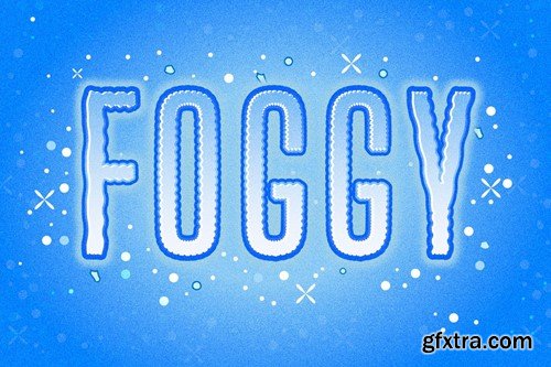 Foggy Text Effect 39KFSRS