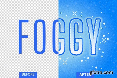 Foggy Text Effect 39KFSRS