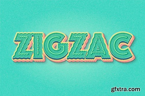 Zigzag Text Effect DBEPCAK