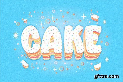 Cake Text Effect BSUCSYD