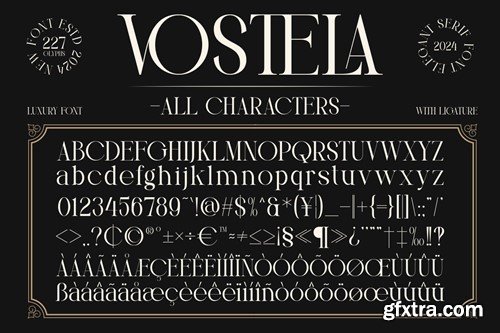 Vostela - Elegant Serif Display ZLH49V4