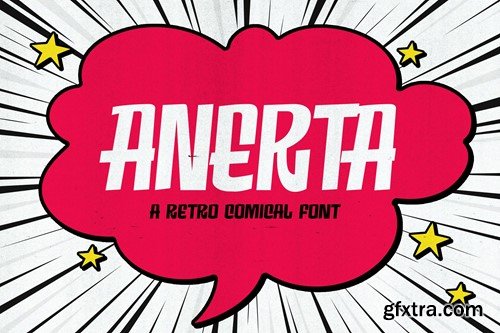 Anerta - Retro Comical Fonts SS82584