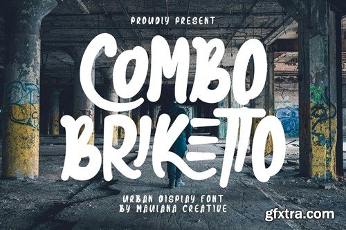 Combo Briketto Urban Display Font YGS64Q5