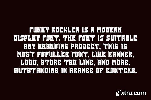 Funky Rockler - Punk & Music Font DM9YH3C